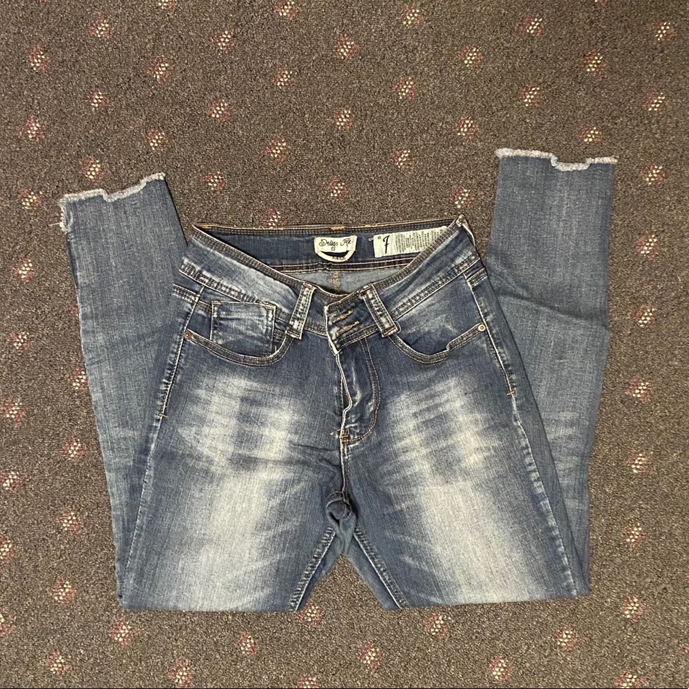 Indigo Rein ankle skinny jeans